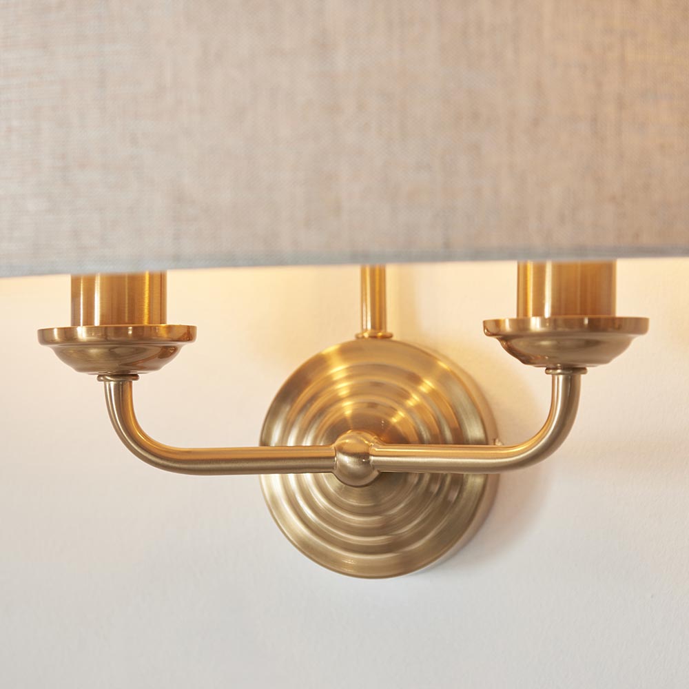 Westbury 2Lt Wall Light In Various Finishes E14