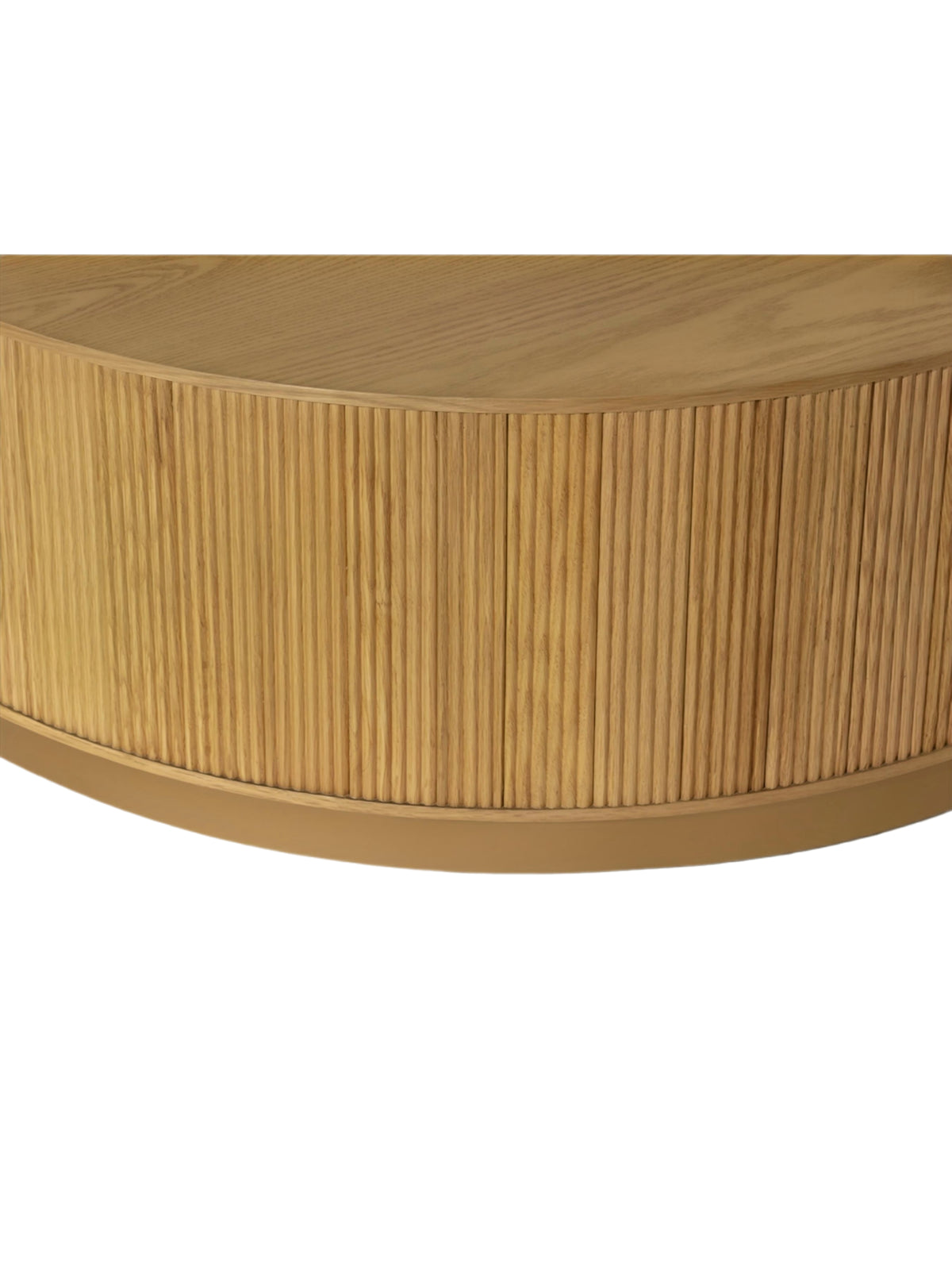 Kalla Oak Round Coffee Table 112cm