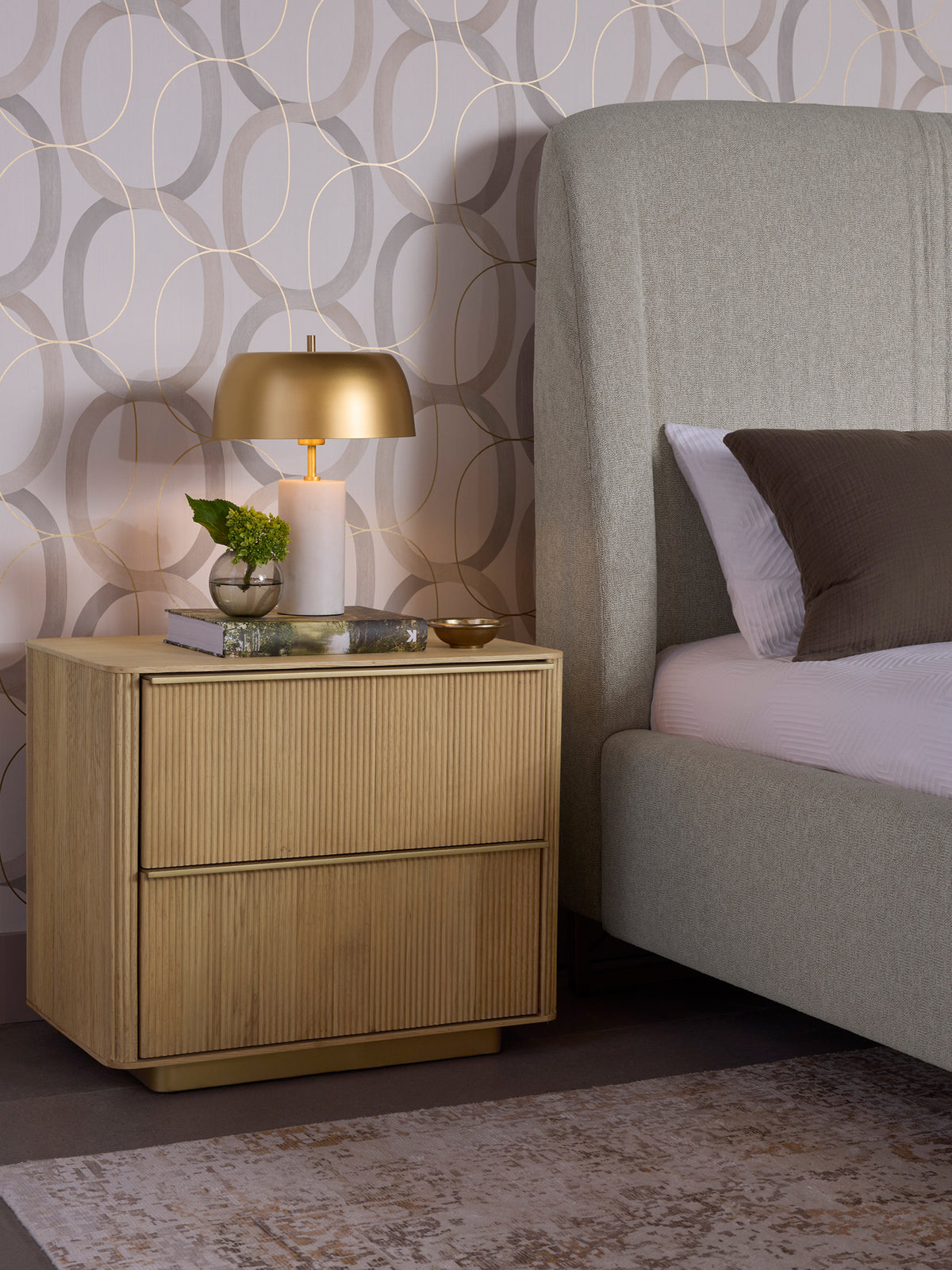 Kalla Oak Nightstand
