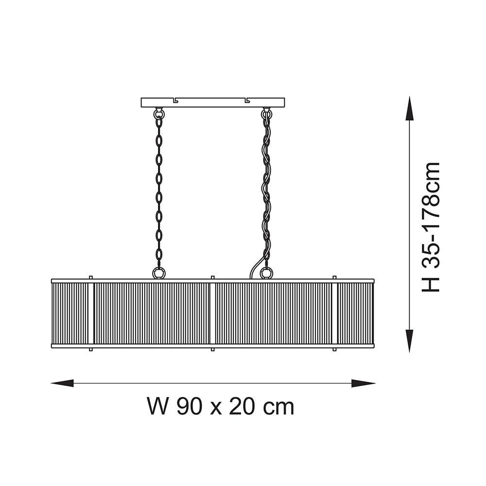 Essa 4lt Linear Pendant