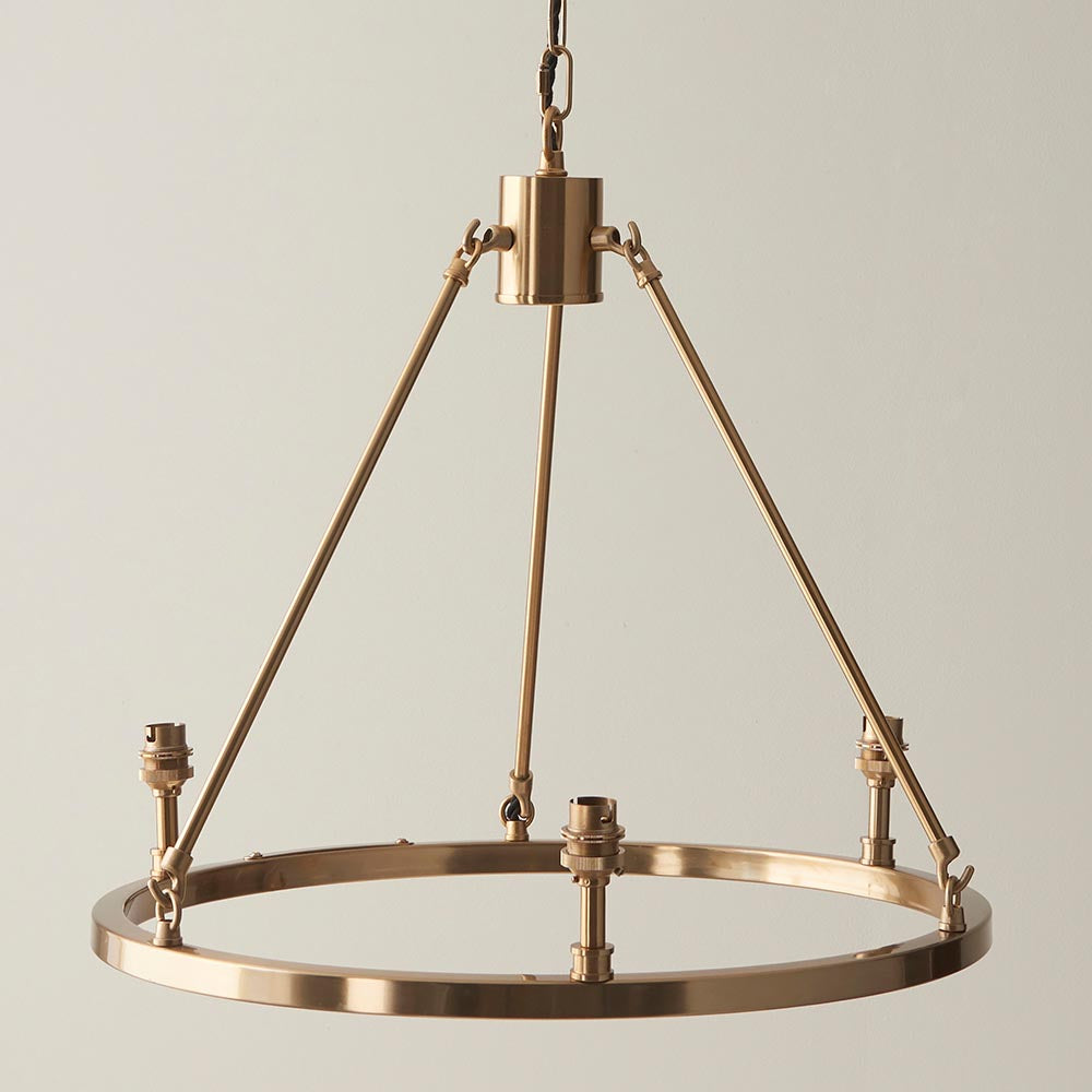 Charlemagne 3/6Lt Centre Ceiling Light - Brass