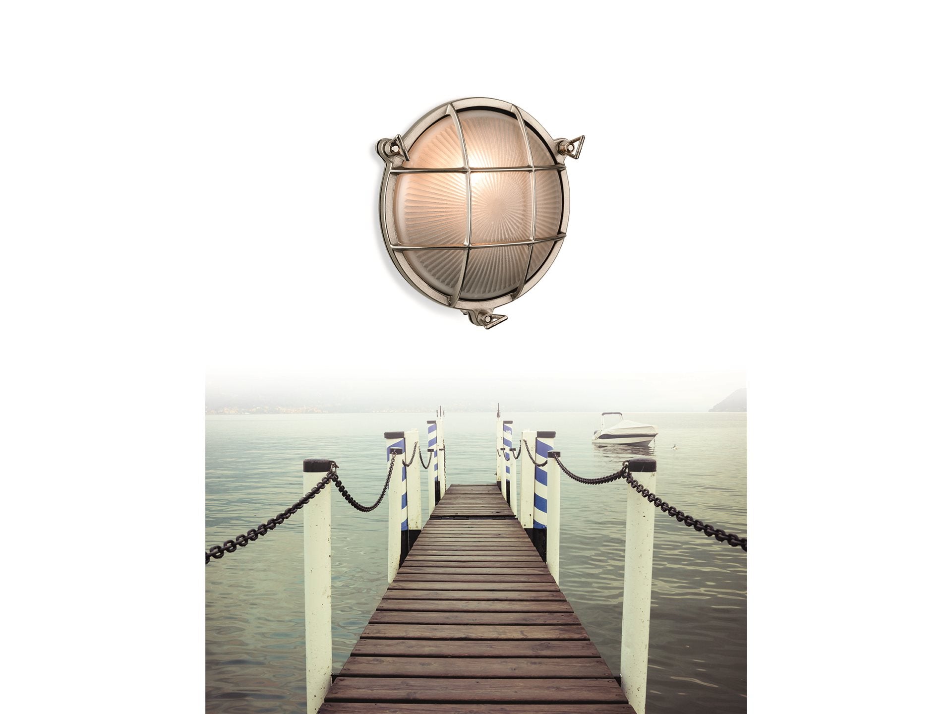 Maidens Wall/Flush Fitting- Brass/ Nickel Finish