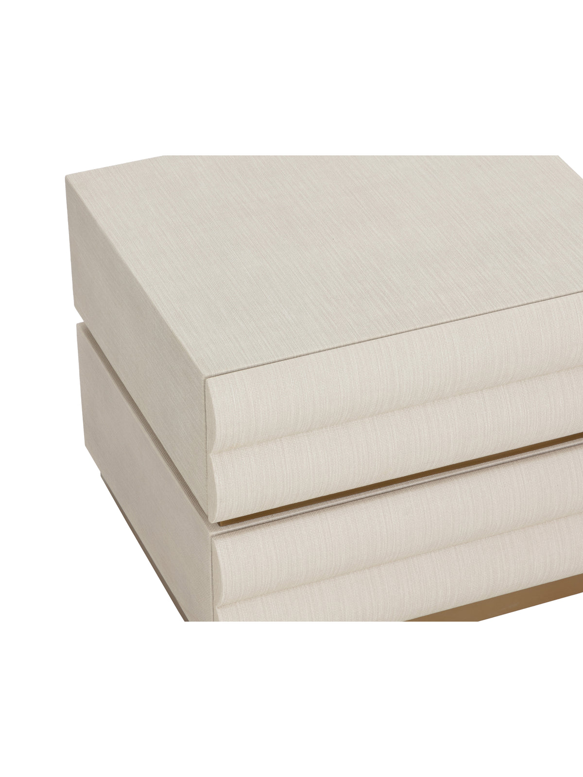 Subira Nightstand- Cream/ Chocolate Finishes