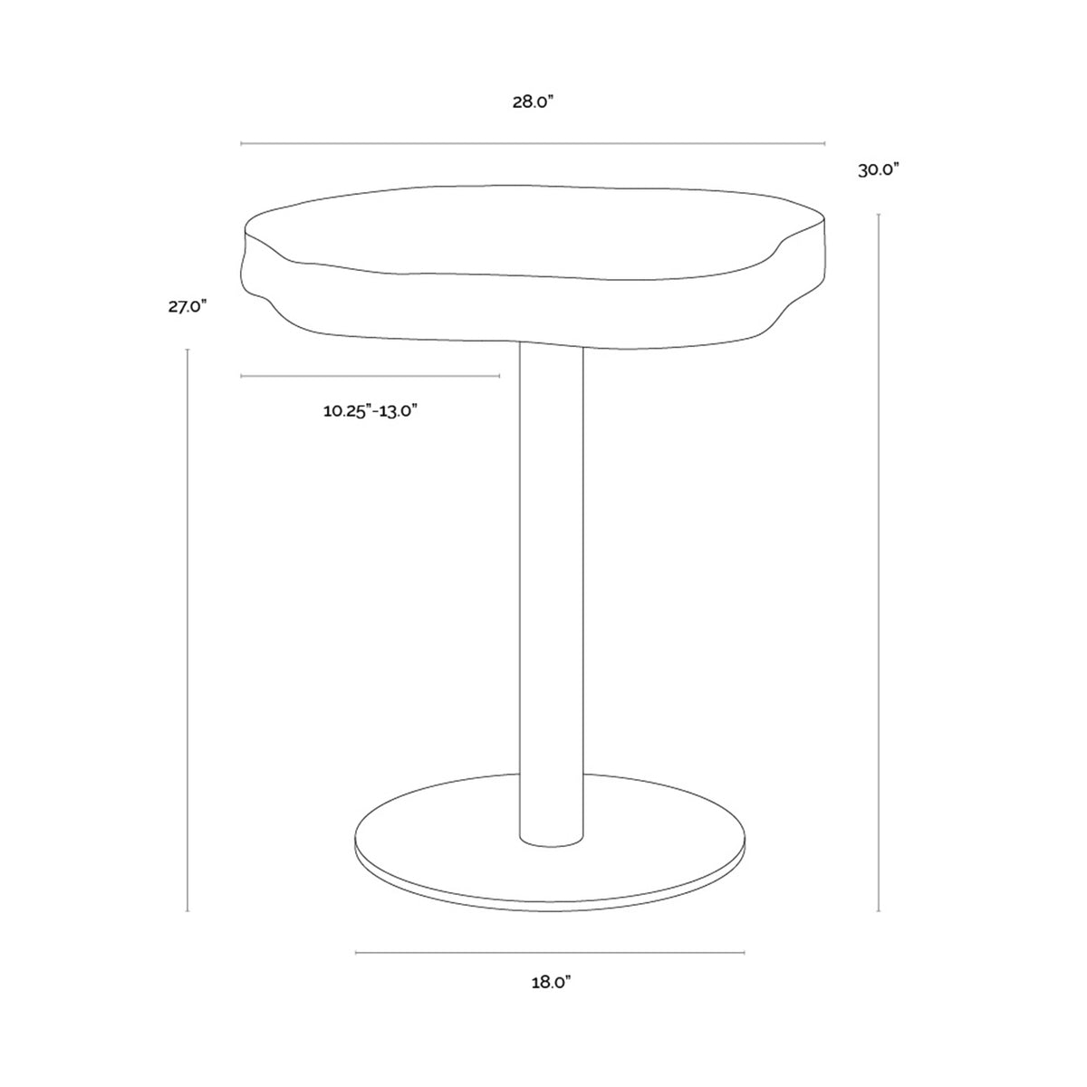 Delmont Bistro Table