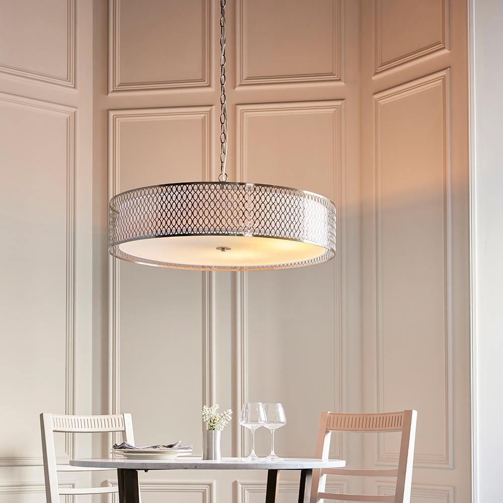 Cordero 3/5lt Pendant- Satin Nickel/ Gold Finishes