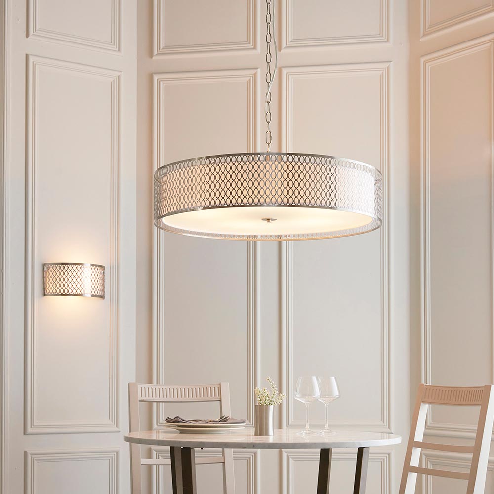 Cordero 3/5lt Pendant- Satin Nickel/ Gold Finishes