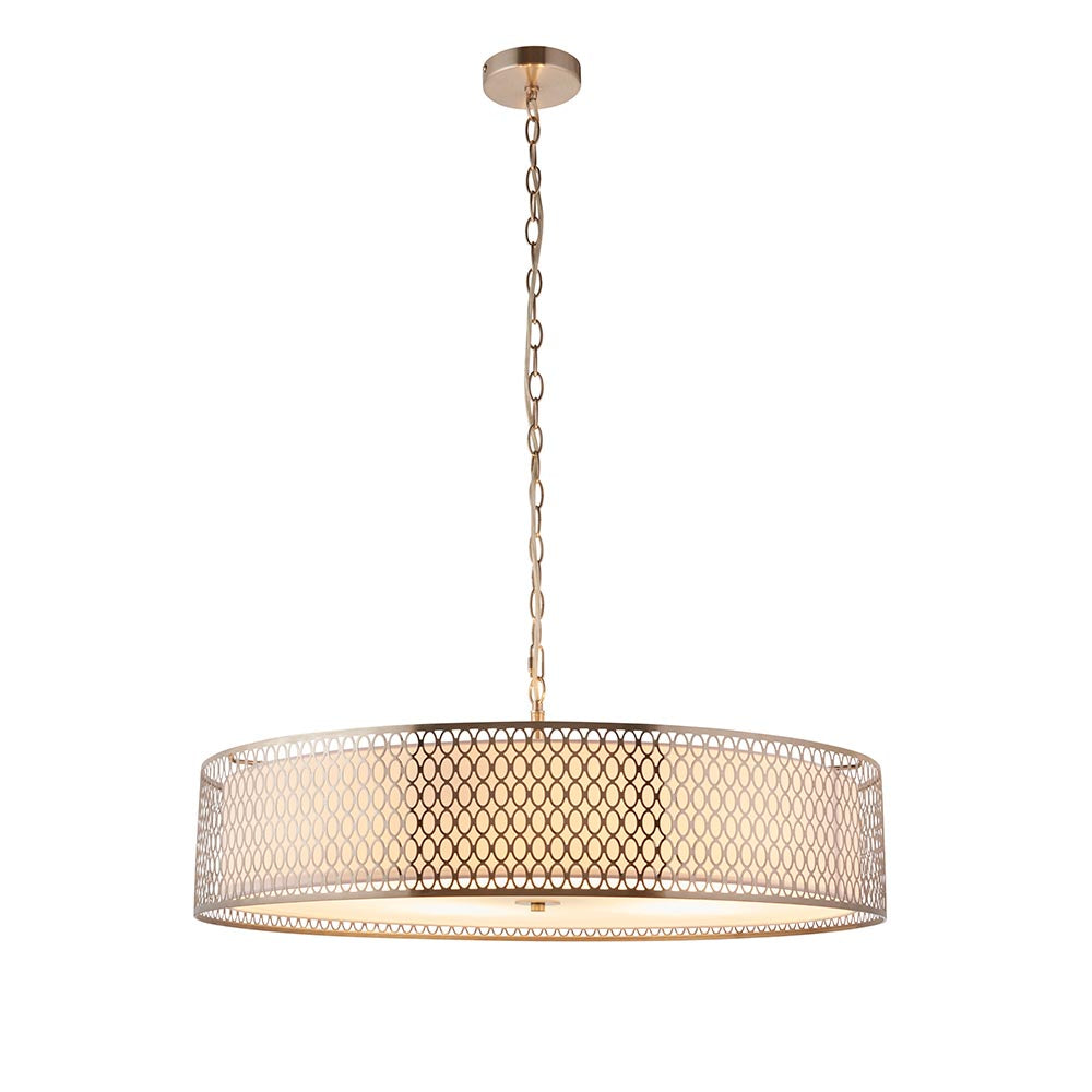 Cordero 3/5lt Pendant- Satin Nickel/ Gold Finishes