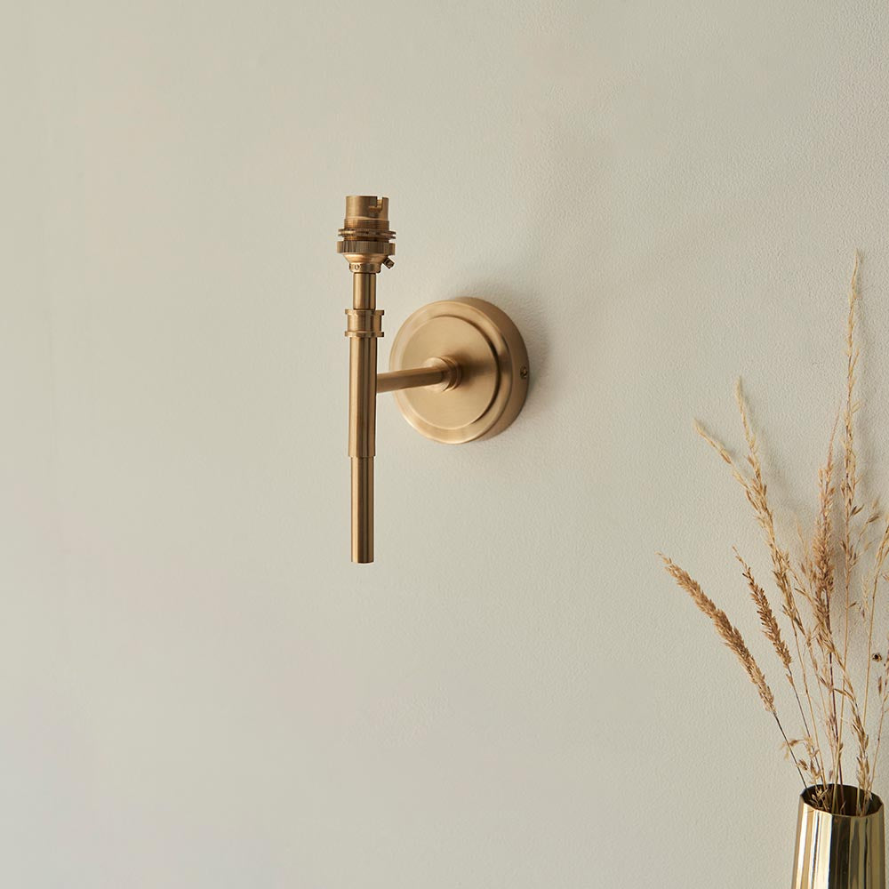 Chester Wall Fitting- Aged Brass Finish