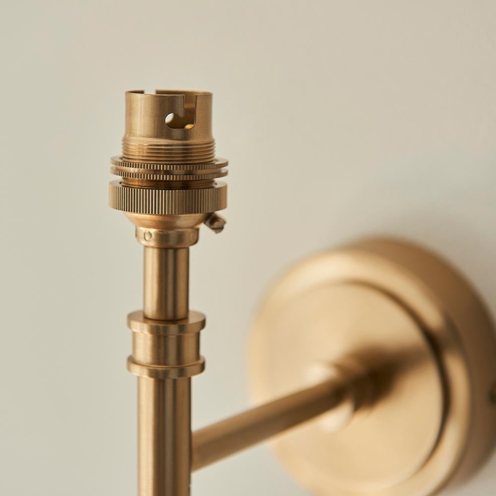 Chester Wall Fitting- Aged Brass Finish