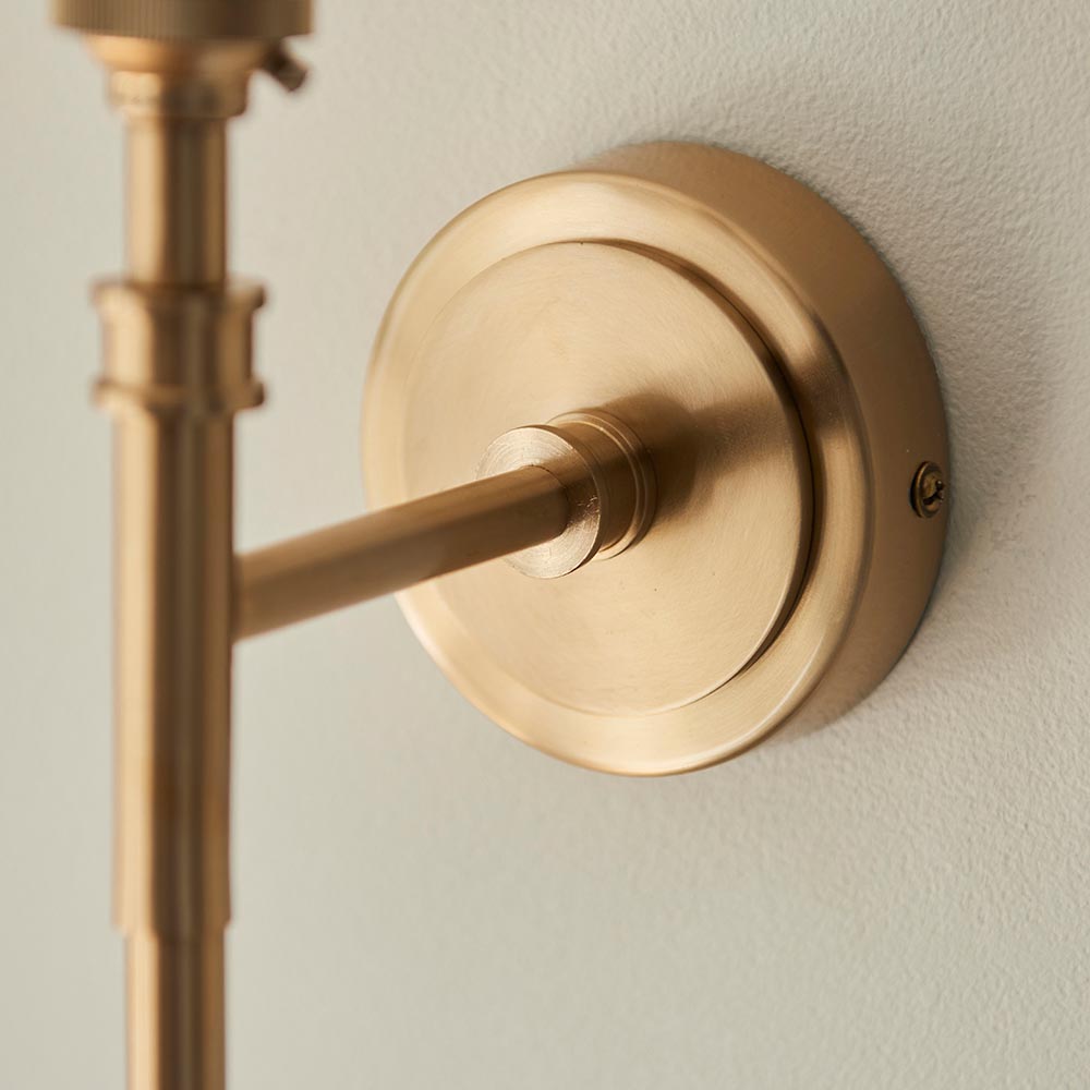 Chester Wall Fitting- Aged Brass Finish