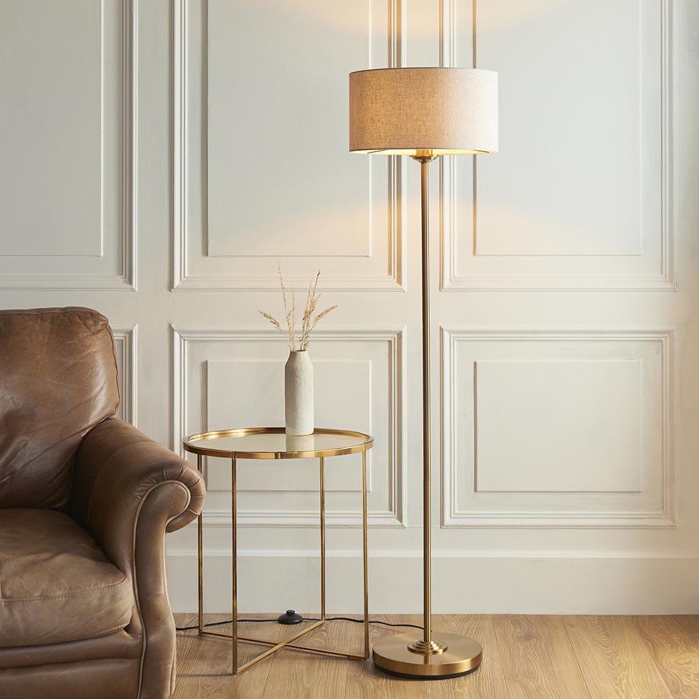 Westbury 1/3Lt Floor Lamp In Various Finishes E27