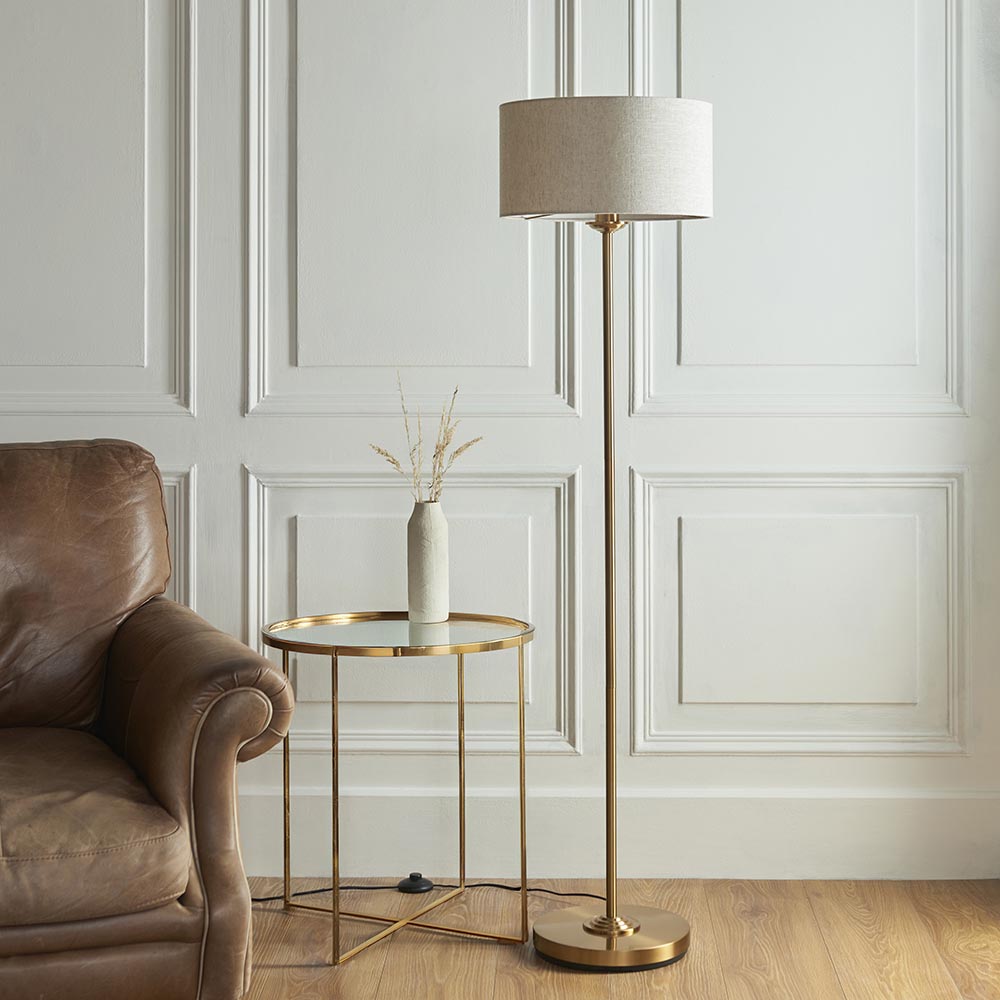Westbury 1/3Lt Floor Lamp In Various Finishes E27