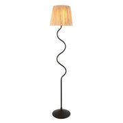 Canopus Floor Lamp - Matt Black/Aged Brass Finish E27