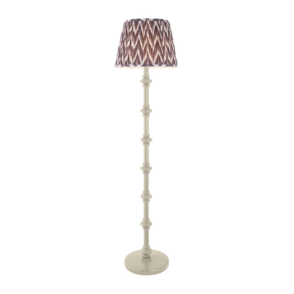 Nivara Zigzag Floor Lamp In Various Finishes B22