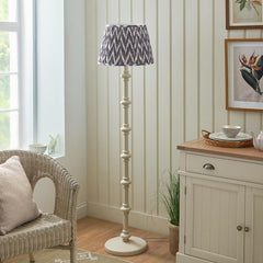 Nivara Zigzag Floor Lamp In Various Finishes B22