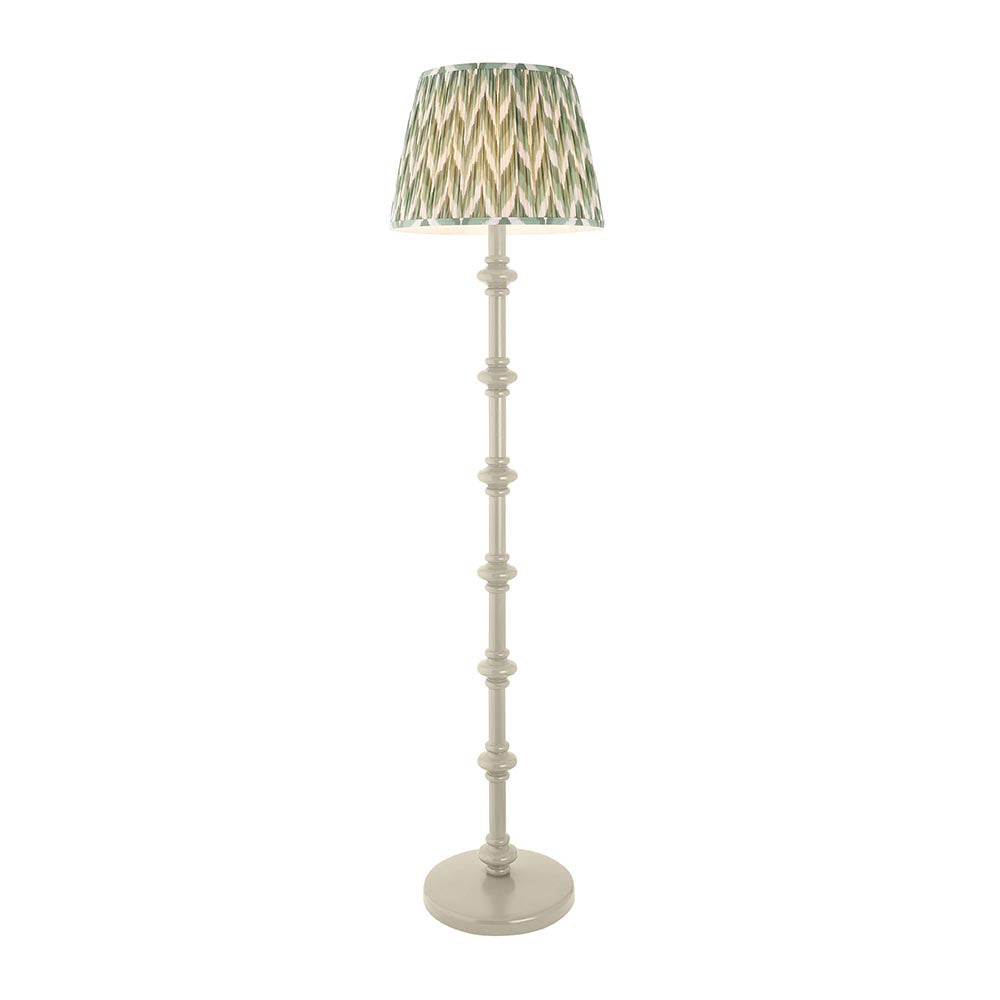Nivara Zigzag Floor Lamp In Various Finishes B22