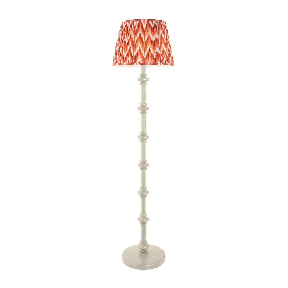 Nivara Zigzag Floor Lamp In Various Finishes B22