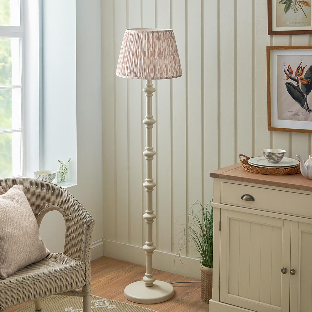 Nivara Ikat Floor Lamp In Various Finish B22