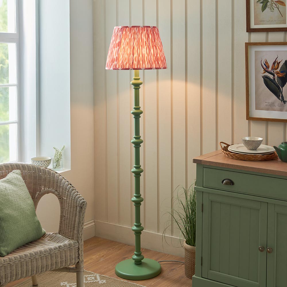 Nivara Ikat Floor Lamp In Various Finish B22