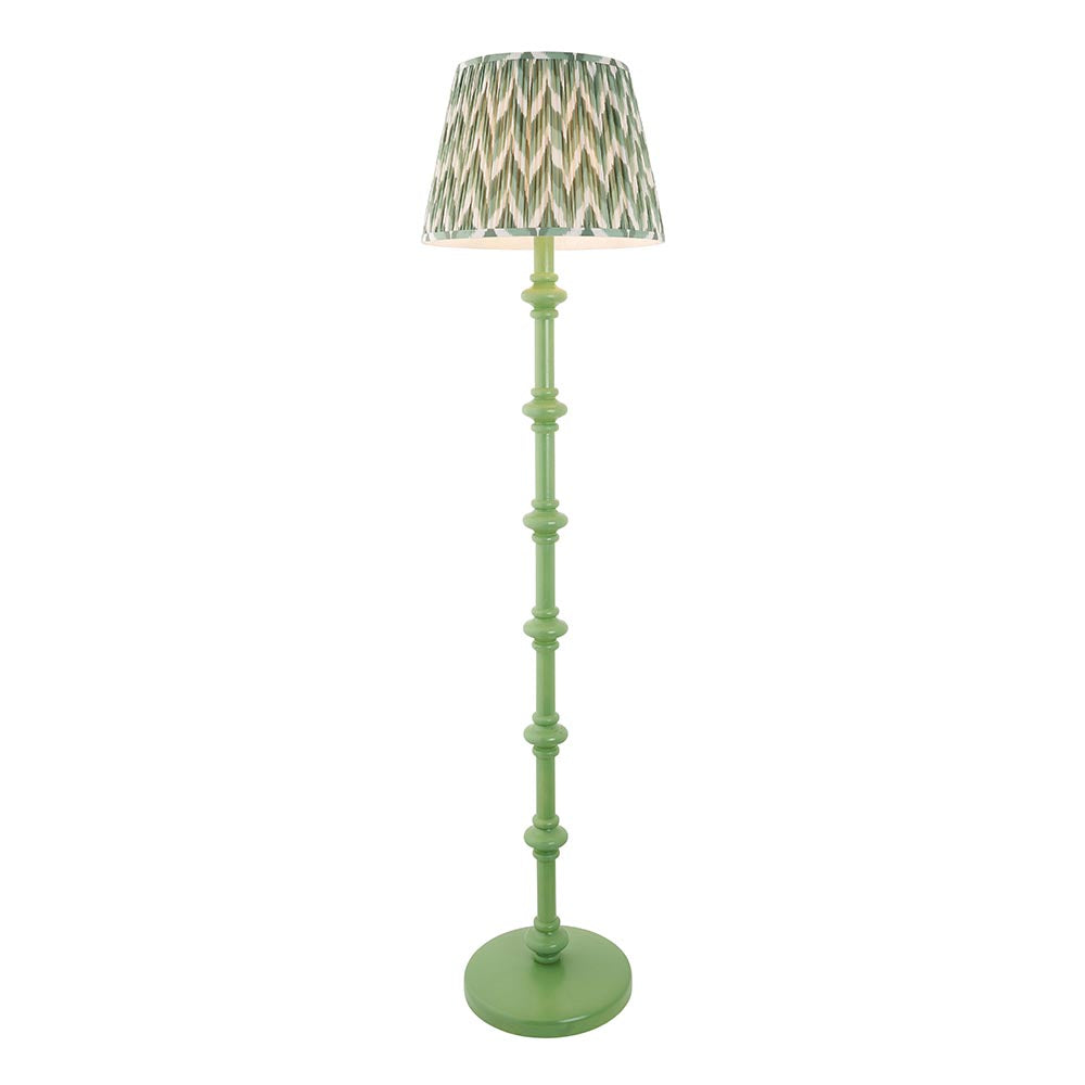 Nivara Zigzag Floor Lamp In Various Finishes B22