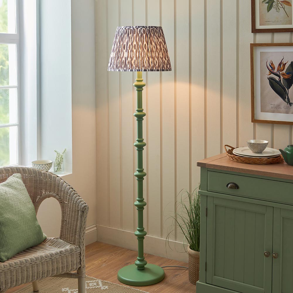 Nivara Ikat Floor Lamp In Various Finish B22