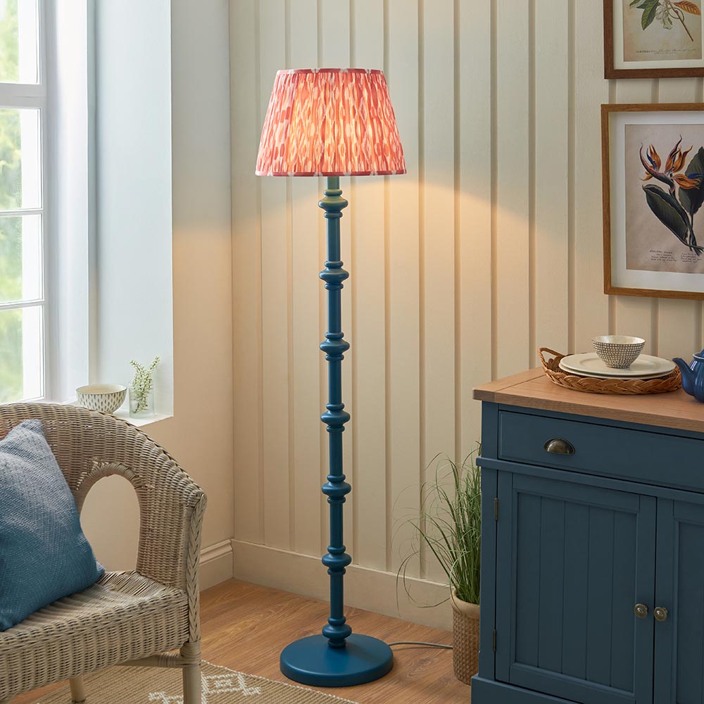 Nivara Ikat Floor Lamp In Various Finish B22
