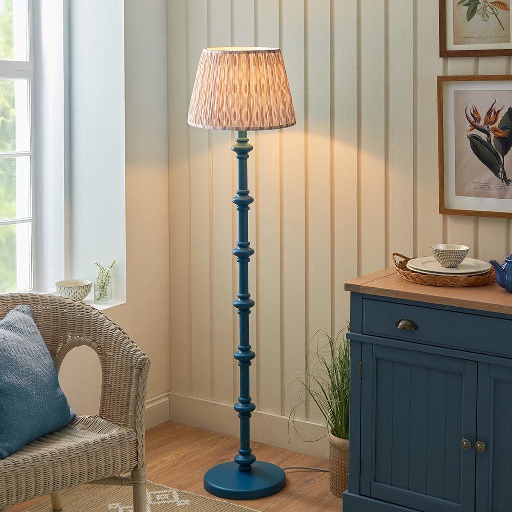 Nivara Ikat Floor Lamp In Various Finish B22