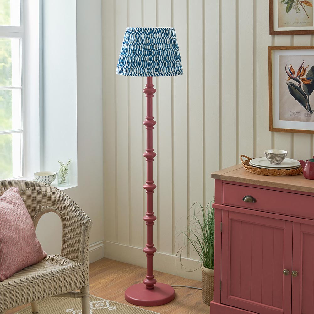 Nivara Ripple Floor Lamp In Various Finishes B22