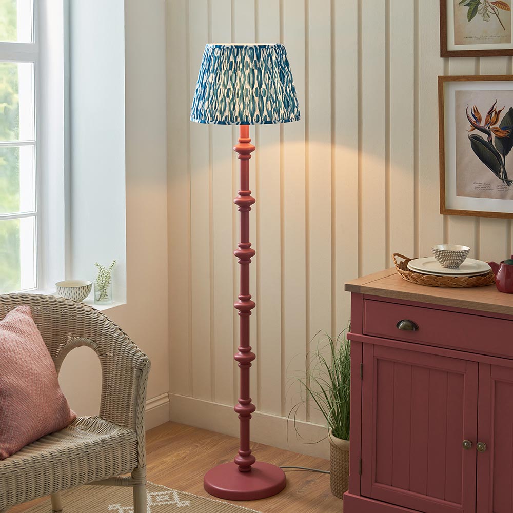 Nivara Ikat Floor Lamp In Various Finish B22