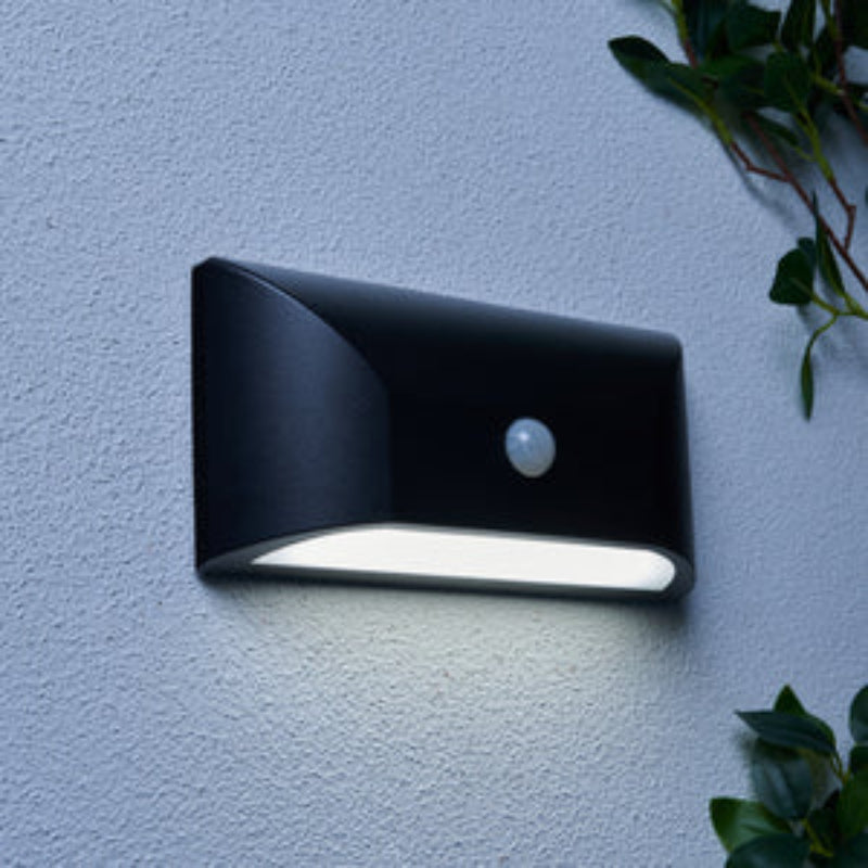 Poole Outdoor LED Rectangular w PIR Sensor Wall Light