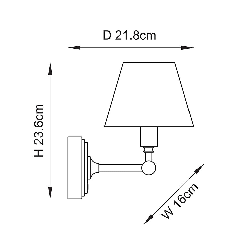 Burley Rechargeable Wall Lights- Various Finishes