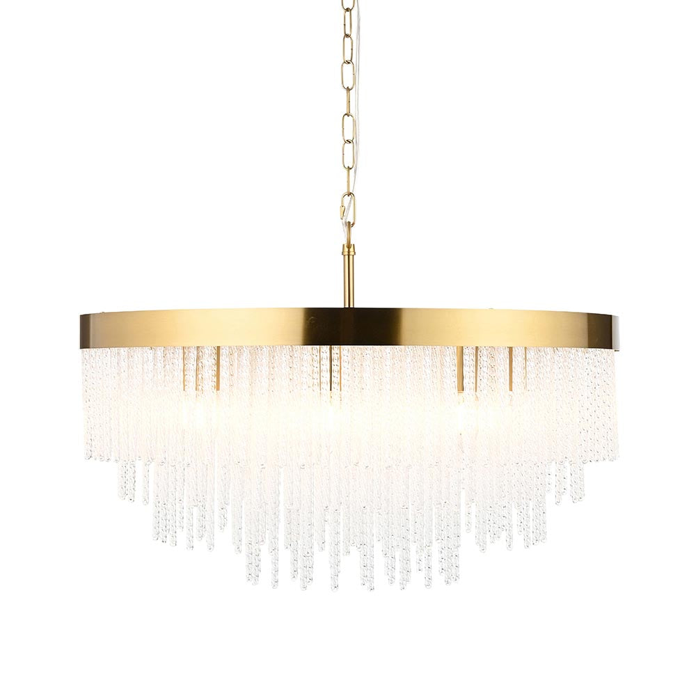 Zafra 5Lt/ 9Lt Ceiling Light- Aged Brass Finishes