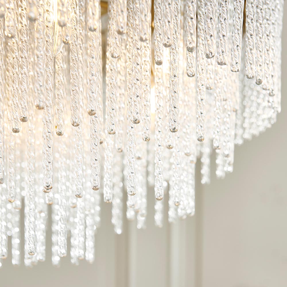 Zafra 5Lt/ 9Lt Ceiling Light- Aged Brass Finishes