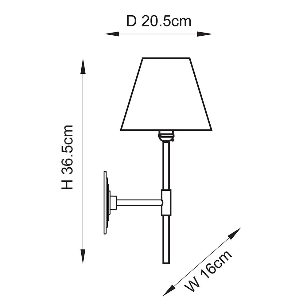 Hail Tall Wall Light- Various Finishes