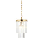 Conaston 1Lt/ 4Lt Pendant- Brushed Brass Finish
