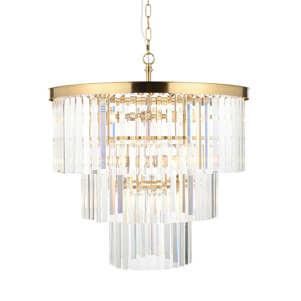 Conaston 7Lt  Ceiling Light- Brushed Brass Finish