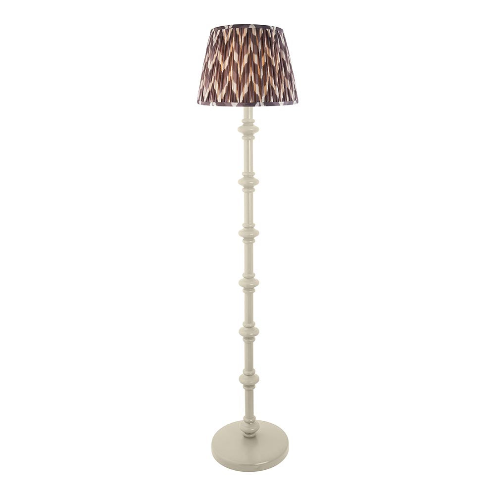 Nivara Zigzag Floor Lamp In Various Finishes B22
