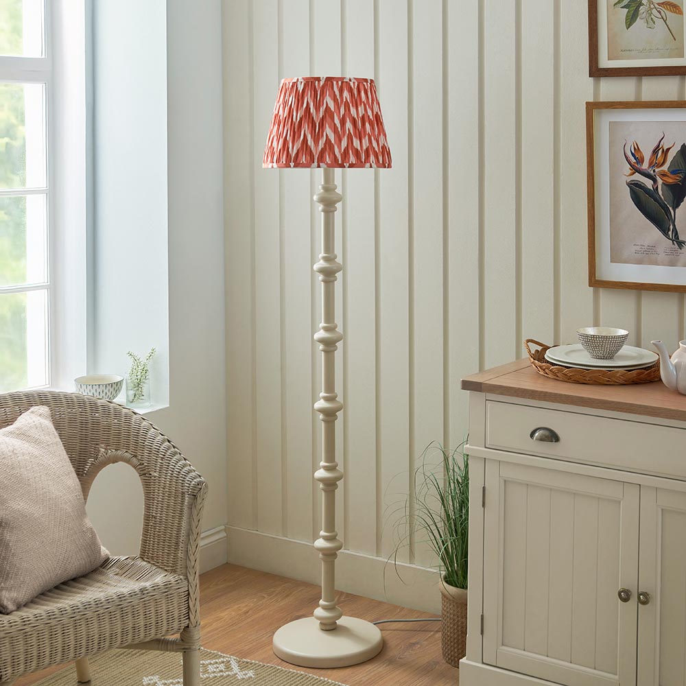 Nivara Zigzag Floor Lamp In Various Finishes B22