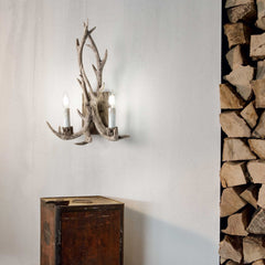 Chalet Wall Light - Beige Finish - Cusack Lighting