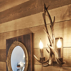 Chalet Wall Light - Beige Finish - Cusack Lighting
