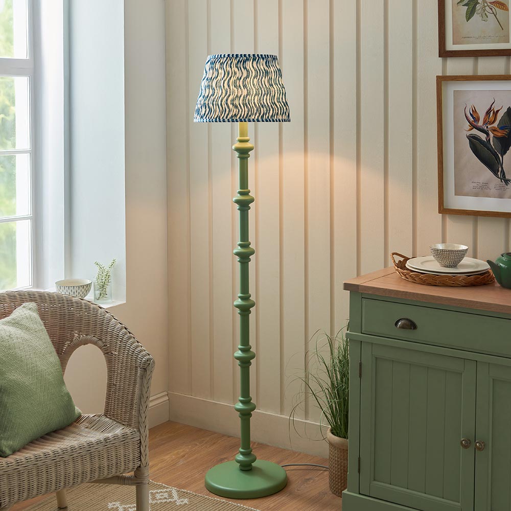 Nivara Ripple Floor Lamp In Various Finishes B22