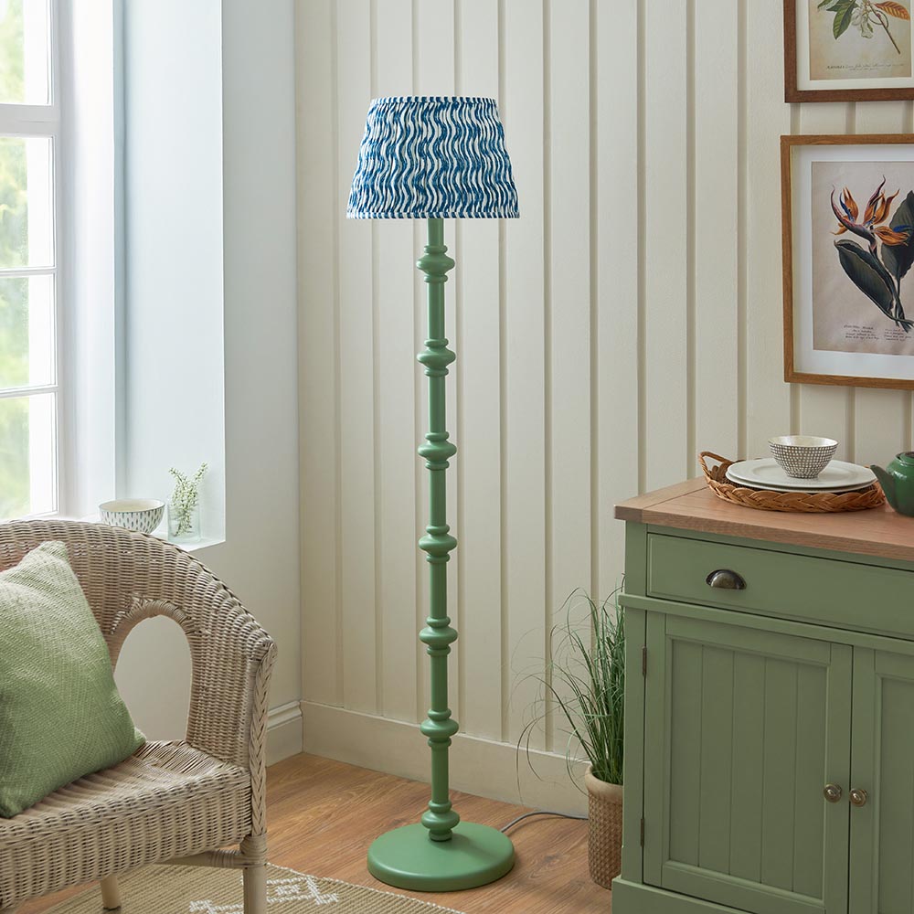 Nivara Ripple Floor Lamp In Various Finishes B22