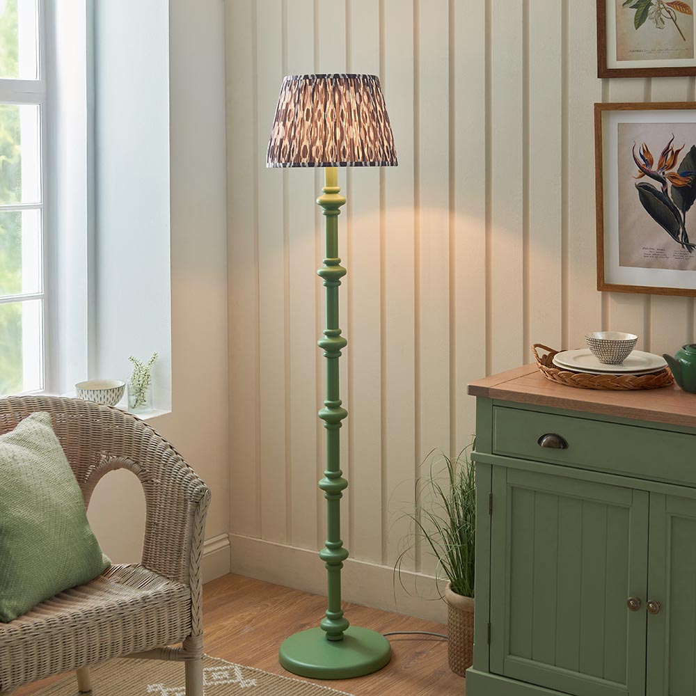 Nivara Ikat Floor Lamp In Various Finish B22