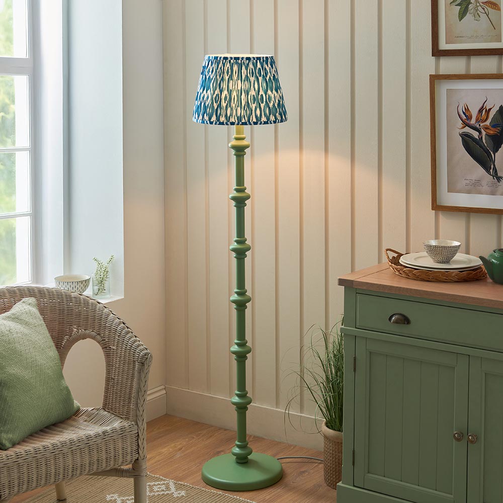 Nivara Ikat Floor Lamp In Various Finish B22