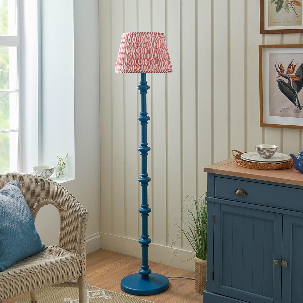 Nivara Ripple Floor Lamp In Various Finishes B22
