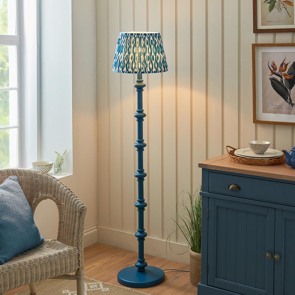 Nivara Ikat Floor Lamp In Various Finish B22