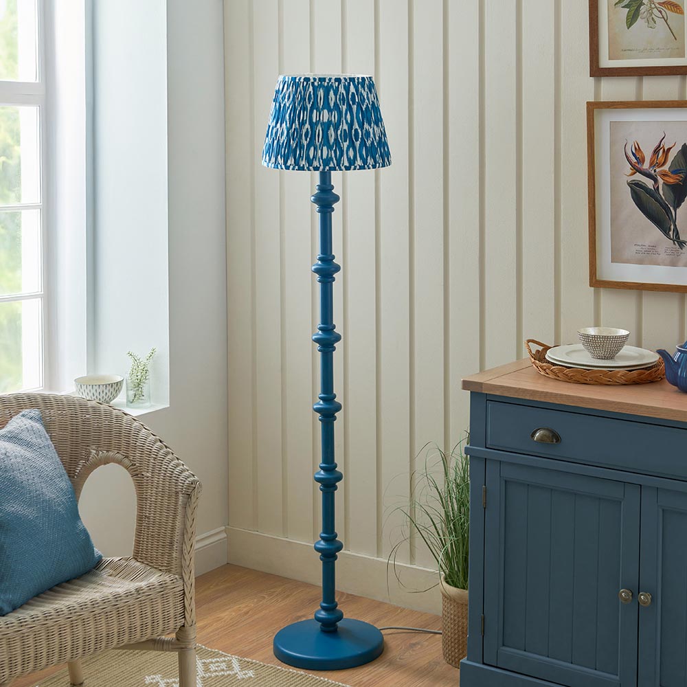 Nivara Ikat Floor Lamp In Various Finish B22