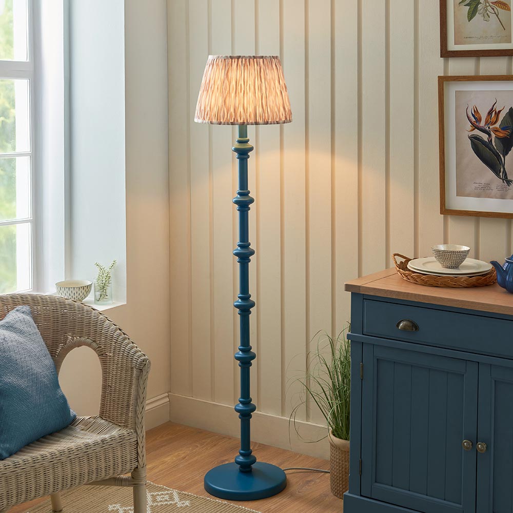 Nivara Ikat Floor Lamp In Various Finish B22