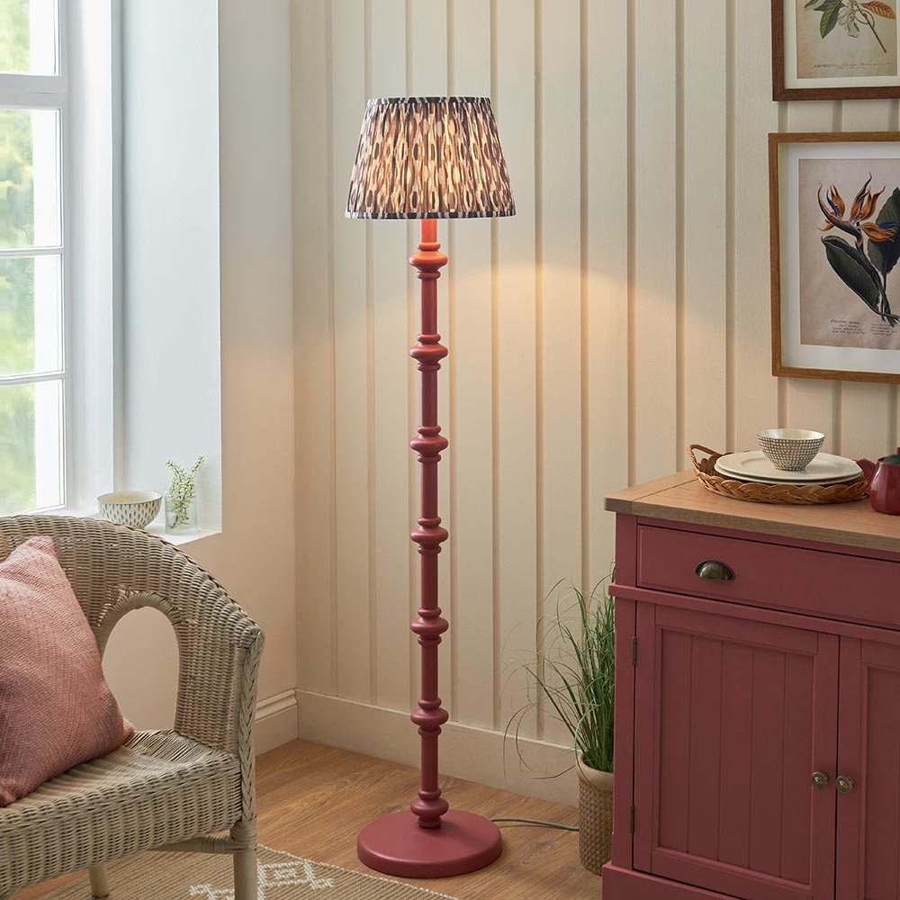Nivara Ikat Floor Lamp In Various Finish B22