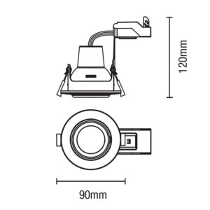 Eros IP65 Downlight- Various Finishes